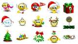 Emoticons 3d festivita Msn Messenger