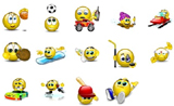 Emoticons 3d sport Msn Messenger